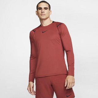 Top Nike Pro AeroAdapt Maneca Lunga Barbati Rosii | EUZG-70396